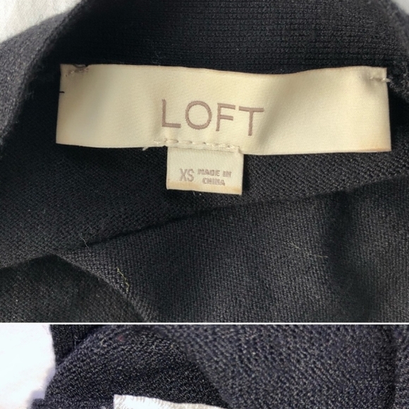 Loft Black Button Down Cardigan - Picture 2 of 4